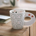 Nordic Ceramic Mug, Modern Coffee Cup, Milk Mug, Tea Cup, Breakfast Mug, High-Aesthetic Hot & Cold Drink Cup for Home and Office